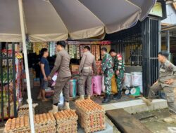 Jelang Ramadhan Koramil 1403-15/Malili Bersama Satpol PP   Kec Malili Pantau Harga Sembako