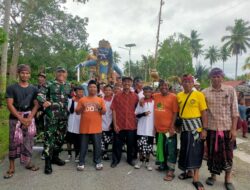 Sambut Hari Raya Nyepi, Kades Lakawali Muhammad Yamin Melepas Pawai Ogoh – Ogoh