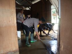 Kapolres Luwu Utara Tinjau Lokasi Pasca Banjir Luapan Sungai Bantimurung