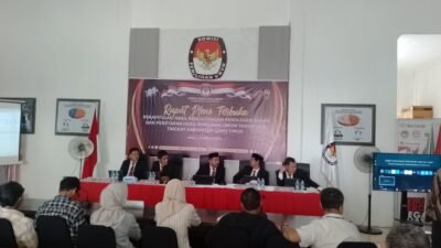 KPU Mengumumkan Hasil Rekapitulasi Suara Tingkat Kabupaten Luwu Timur, Ini Hasilnya