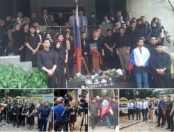 Doakan Korban Terorisme di Moscow, Sejumlah Komunitas Lakukan Hening Cipta di Kedubes Rusia