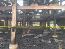 Rumah Adat Tomakaka Masamba kebakaran Kerugian Mencapai Rp. 200 Juta