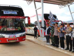 Bupati Luwu Timur Lepas Peserta Arus Balik Gratis Tahun 2024