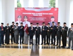Pemkab Luwu Timur Gelar Upacara Peringatan Hari Otda XXVIII