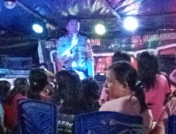 Beri Rasa Aman di Wilkumnya, Kapolsek Baebunta Pimpin Pam Pesta Masyarakat.