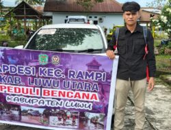 Apdesi Kecamatan Rampi, Salurkan Bantuan Kemanusiaan untuk Korban Bencana Banjir di Luwu