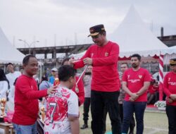 Agus Salim Menutup Turnamen Sepakbola Kajati Sulsel Cup I 2024 Di Kota Malili Luwu Timur