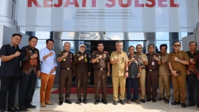 Didampingi Anggota DPRD dan Jajaran Pemda Lutim, Budiman Silaturahmi ke Kejati Sulsel