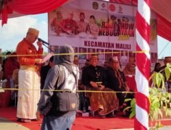 Hadiri Acara Road Show Di Malili, Bupati Lutim Ajak Peserta Jaga Kebersihan
