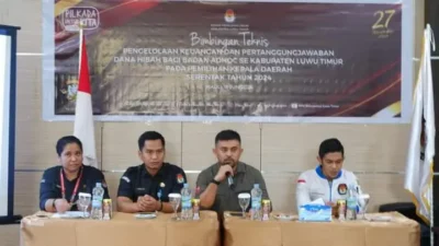 Sekretariat  Adhoc Di Bimtek, Ketua KPU Luwu Timur; Agar Pengelolaan Keuangan Lebih Transparan