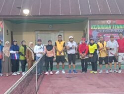 Bupati Luwu Utara Buka Kejuaraan Tenis Polres Luwu Utara Dalam Rangka Hari Bhayangkara Ke-78
