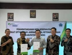 Optimalkan JAMSOSTEK, Pj Bupati Bantaeng Teken MoU dengan BPJS Makassar