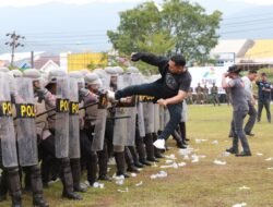 Polres Luwu Timur Menggelar Sispamkota Untuk Menjaga Keamanan Dan Ketertiban Pilkada Tahun 2024