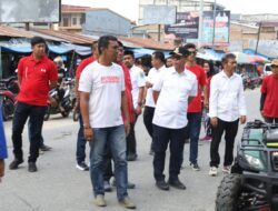 Bupati Budiman Tinjau Lokasi Kebakaran Toko Frida Mart