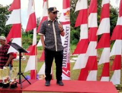 HUT  Desa Lakawali Pantai Ke -14, Bupati Lutim Melepas Kejuaraan Lomba Balap Sepeda