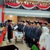 Ketua DPRD Lutim Pimpin Rapat Paripurna Pengucapan Sumpah Janji Anggota  DPRD Terpilih Masa Jabatan 2024-2029