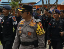 Deklarasi dan Pendaftaran Paslon, Polres Luwu Timur Siagakan 221 Personil