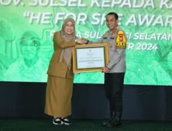 Berkomitmen Memajukan Polwan, Kapolda Sulsel Dapat Penghargaan “Gender Champion”