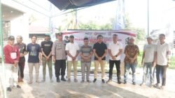 Gandeng Komunitas Trail, Kasat Reskrim Polres Luwu Utara Bubuhkan Tanda Tangan Seruan Pilkada Damai