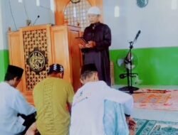 BPD Tarabbi Sampaikan Pesan-Pesan Kamtibmas Kapolres Lutim Usai Sholat Jumat