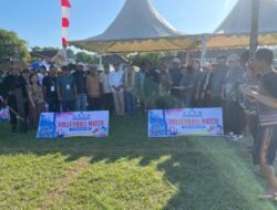 Wabup Suaib Mansur Sambangi Tim Volly Ball Semarak Pentabisan Gereja Toraja Imanuel Baebunta