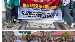 Pelajar SMA Luwu Utara lakukan Deklarasi Mendukung Pilkada Serentak 2024 yang Aman Damai dan Sejuk