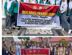 Pelajar SMA Luwu Utara lakukan Deklarasi Mendukung Pilkada Serentak 2024 yang Aman Damai dan Sejuk