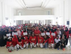 Ketua TP PKK Lutim Buka TOT Senam Jantung Sehat Seri 3