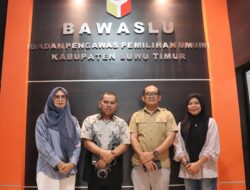 Bawaslu Luwu Timur Terima Kunjungan Pjs Bupati Jayadi Nas, Bahas Persiapan Pilkada dan HUT Sul-sel