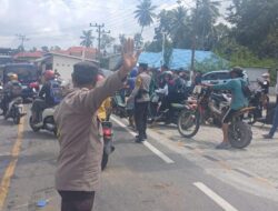 Kecelakaan Beruntun di Jalan Trans Sulawesi, Unit Laka Lantas Polres Luwu Utara Lakukan Investigasi dan Imbau Pengendara Waspada