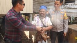 Ali Dapat Bebek dan Gerobak dari Kapolres Luwu Timur