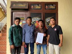 Ketum PB IPMR Diadukan Direktur PT. Kalla Arebamma ke Polres Lutra
