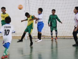 Pjs Bupati Luwu Timur Saksikan Pertandingan SDIT Insan Rabbani Futsal Cup I