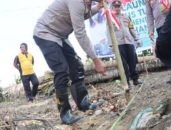 Dukung program Swasembada, Kapolres Luwu Utara Pimpin Penanaman Jagung di Bone-Bone