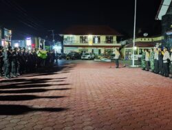 Polres Luwu Utara Bersama Brimob dan TNI Menggelar Patroli Gabungan