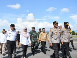 Perdana ke Luwu Utara, Kapolda Sulsel Didampingi Kapolres Tinjau TPS