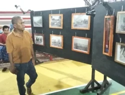 Najamuddin Anggota DPRD Luwu Timur Saat Kunjungi Pameran Seni Budaya dan lihat Benda Pusaka