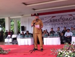 Bupati Luwu Timur Pimpin Apel Siaga Pengawasan Pemilu 2024, Tekankan Pentingnya Partisipasi Masyarakat