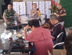 Ngopi Bareng, Jaga Pilkada Soppeng Tetap Damai: TNI-Polri dan Kejaksaan Kompak Awasi
