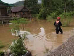 Sungai Pongkeru Meluap, Puluhan Rumah di Dusun Labose, Luwu Timur Terendam Banjir