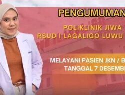 RSUD I Lagaligo Buka Layanan Spesialis Kedokteran Jiwa, Wujudkan Akses Kesehatan Mental yang Lebih Baik