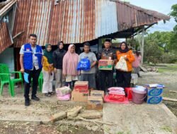 Tangan Penolong Sapa Warga Desa Kanawatu, Dinsos Luwu Timur Bantu Korban Pohon Tumbang