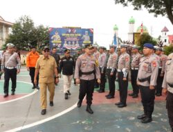 Polres Luwu Timur Gelar Pasukan Operasi Lilin 2024 Untuk Pengamanan Natal Dan Tahun Baru