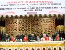 Hari Jadi Bantaeng ke-770, Berlangsung Khidmat Melalui Sidang Paripurna DPRD