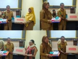 Pemdes Puncak Indah, Berikan Bantuan Laptop Kepada Lima TK/Paud