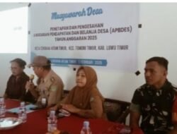 Pemdes Cendana Hitam Timur Gelar Musyawarah Penetapan APBDes 2025