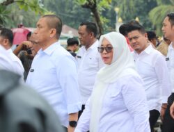 Diguyur Hujan, Semangat Bupati dan Wabup Terpilih Lutim Tak Luntur di Gladi Bersih Pelantikan