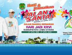 Jalan Santai Meriahkan HUT XXVI Luwu Utara Siap Digelar, Ini Rutenya
