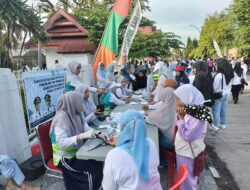 236 Peserta Jalan Santai HUT XXVI Luwu Utara Lakukan Skrining PTM, Ini Hasilnya