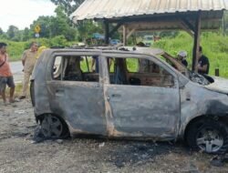 Kebakaran Mobil di SPBU Ussu, Api Menyambar dari Korek Api